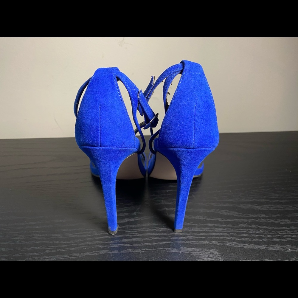 ASOS Blue Stiletto Heels Size 7.5 - Picture 3 of 3